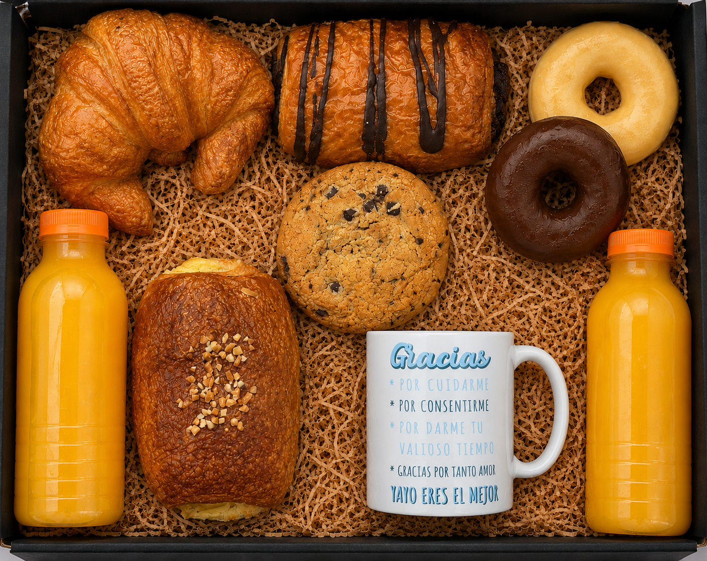 Caja de desayuno dulce