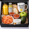 Desayuno saludable con salmón